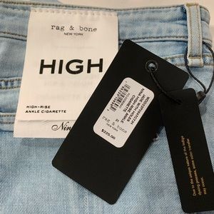 NWT rag & bone size 31 high waisted jeans